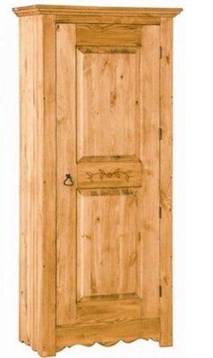 Шкаф для белья ВО 194 SC с резьбой на двери