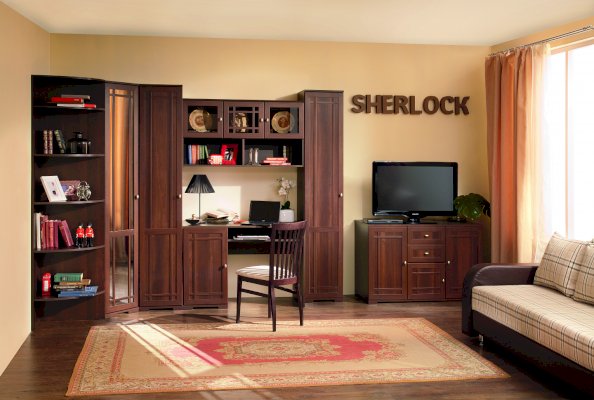 Модульная гостиная Sherlock в цвете Орех шоколадный